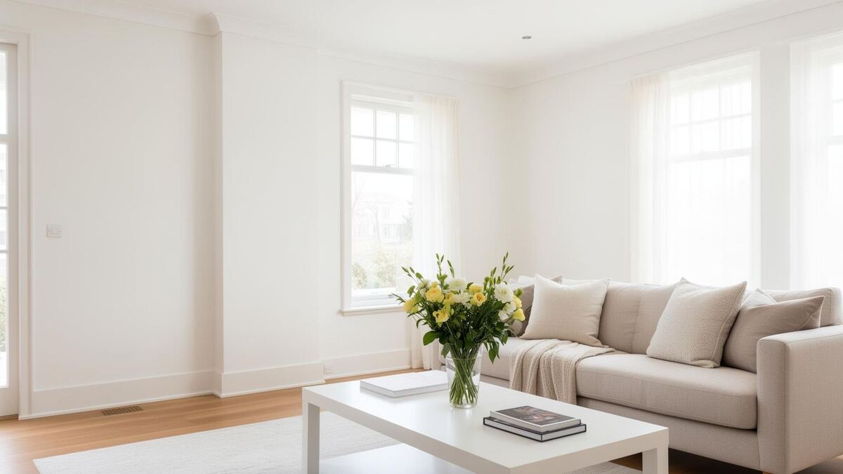 Calm, freshly cleaned home interior in Fairfield County, CT